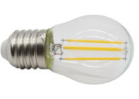 G45 لامپ های LED رشته ای 4 وات E27 شیشه ای 3300K مصرف برق کمتر