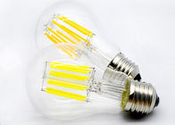 لامپ رشته ای LED گلوب روشن، شیشه لامپ ال ای دی فیلامنت گرم سفید 3300K