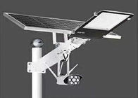 چراغ خیابانی LED خورشیدی 100 وات همه در یک با مانیتور 1080P برای Cross Road