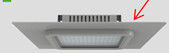 چراغ های سایبان LED ضد آب Ip65 برای پمپ بنزین 30 واتی Light Power CE RoHS