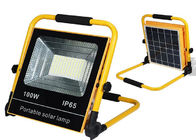 100W قدرت IP 65 50000 ساعت طول عمر 6500k CCT 100lm / w LPW LED نور خورشیدی