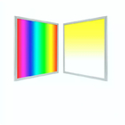 نور پنل RGB 600x600 یا 620x620 با رسیور پایه سقفی RGBW