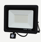 AC 220-240 ولت چراغ سیلاب LED با سنسور حرکت 100 وات برای روشنایی در فضای باز