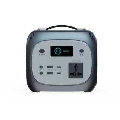 نیروگاه اضطراری قابل حمل با ظرفیت پنل خورشیدی 256WH 300W برای کمپینگ یا استفاده خانوادگی