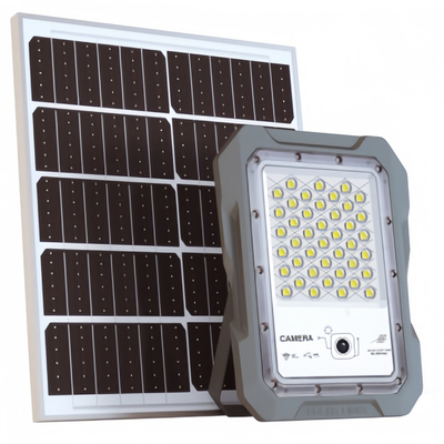 دوربین مدار بسته با کیفیت بالا 100w 200w 300w 500w 800w چراغ امنیتی دیوار با دوربین 1440P برای استفاده در فضای باز