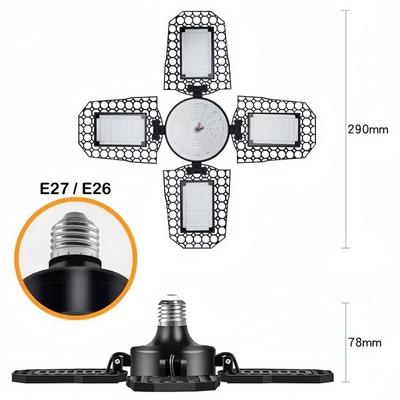 E26 E27 طیف کامل قرمز آبی گرم سفید LED فولیبل رشد نور برای گلخانه یا کشاورزی داخلی