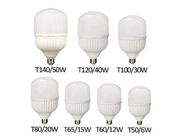 T140 50W 4000LM 5500K لامپ های LED سرپوشیده لامپ های سری T پایه E27