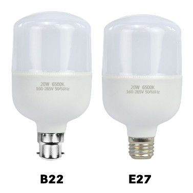 5w - 50w LED نوع T Bulb Smd2835 E27 نوع پایه 2700 - 6500k دمای رنگ