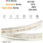 12V DC RGB 2835 2700K 30LEDS + 2835 6500K 30LEDSSmart چراغ نواری LED انعطاف پذیر RGBW