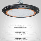 روشنایی بالا ip65 آلومینیومی ضد آب 100 وات 150 وات 200 وات UFO led high bay
