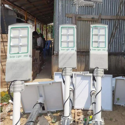 پانل خورشیدی اضافی IP65 AL Aio Solar Street Light برای 3-4 روز کار می کند