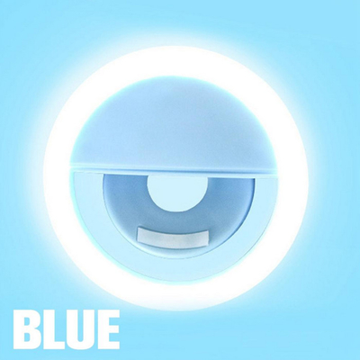 Cri70 Selfie Led Ring Light گیره فلش زیبایی عکاسی روی گوشی با باتری قابل حمل