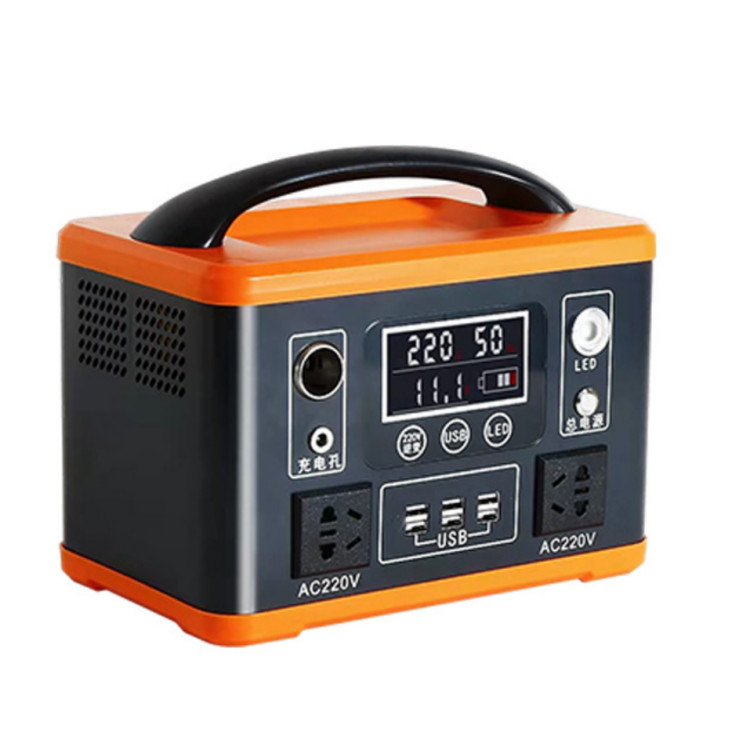 طرح جدید 510WH نیروگاه حمل و نقل 500w در فضای باز خانه نیروگاه برای اورژانسی و یا کمپینگ