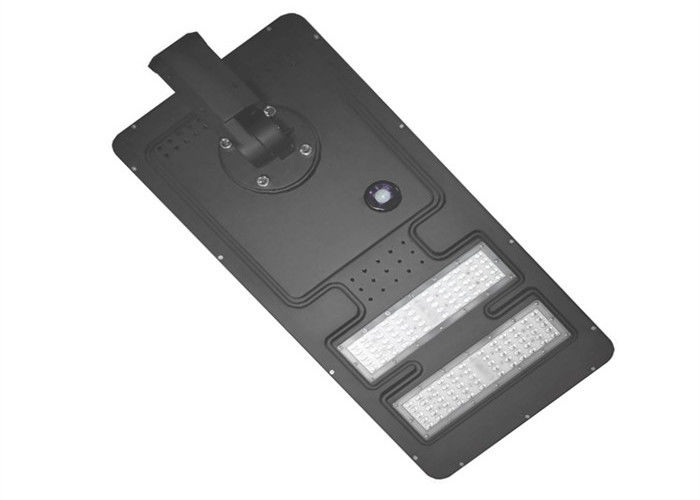 IP65 چراغ حیاط خیابان همه در یک خورشیدی 80 وات 4500K با سنسور بدنه