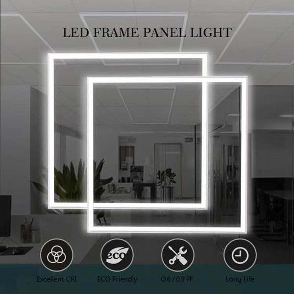 قاب پنل LED نسخه مربع نور برای دفتر و مرکز خرید