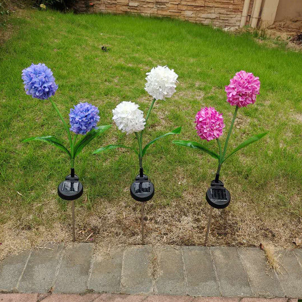 چراغ خورشیدی LED منظره گل با طراحی متفاوت برای دکوراسیون حیاط