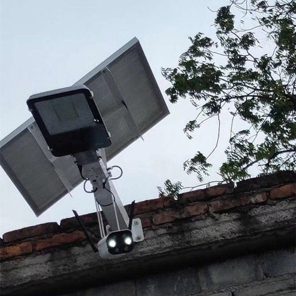 چراغ خیابان خورشیدی با WIFI و دوربین امنیتی قدرت 100 وات برای گیت