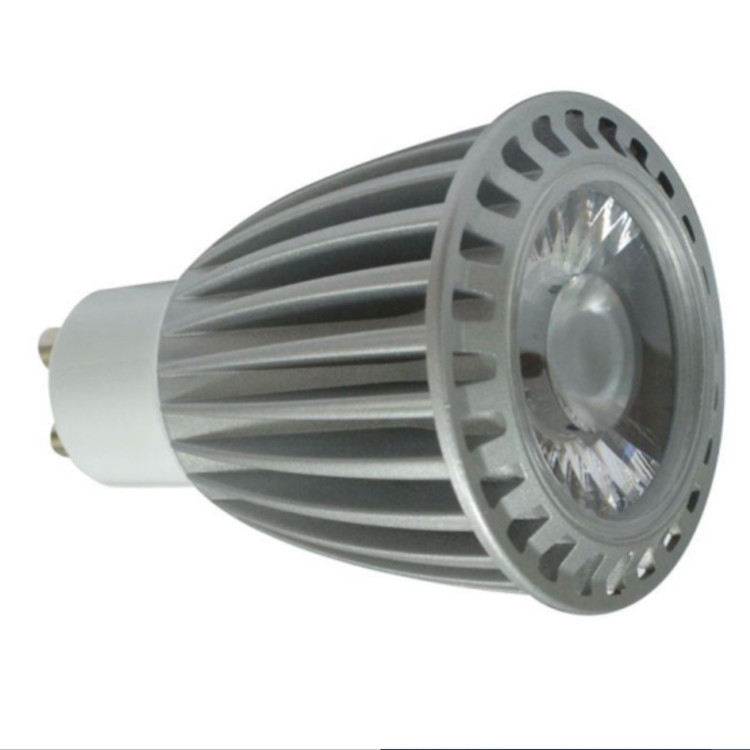 زاویه پرتو 15 درجه Gu10 LED Spot Light Bulb Mr16 6w 7w 3000k Cob For Shopping Mall
